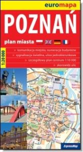 Okładka książki Euromapa Poznań 1:20 000