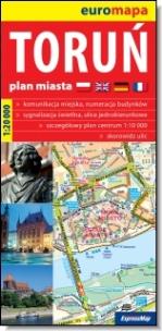 Okładka książki Euromapa Toruń 1:20 000