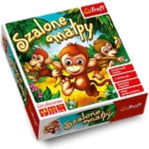 Okładka książki Gra - Szalone małpy TREFL