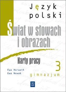 Okładka książki J.polski GIM Świat w słowach 3 karty w. 2011 WSIP