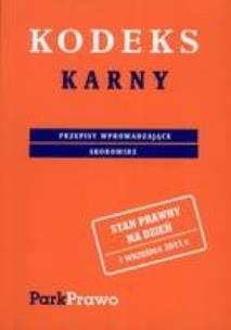 Okładka książki Kodeks karny