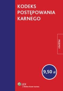 Okładka książki Kodeks postępowania karnego