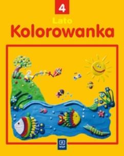 Okładka książki Kolorowanka 4 - Lato WSiP