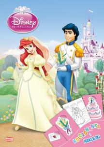 Okładka książki Kolorowanka i naklejki - Disney Księżniczka