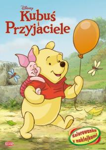 Okładka książki Kolorowanka z naklejkami - Kubuś i Przyjaciele