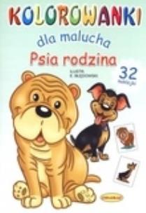 Okładka książki Kolorowanki dla malucha - Psia rodzina