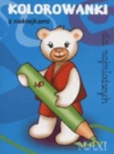 Okładka książki Kolorowanki dla najmłodszych z naklejkami MAXI
