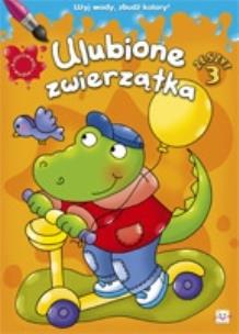 Okładka książki Kolorowanki wodne. Ulubione zwierzątka 3