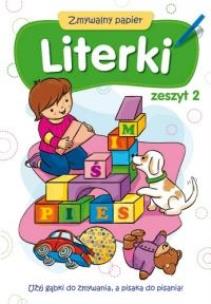 Okładka książki Literki cz.2 zmywalny papier