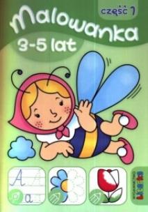 Okładka książki Malowanka 3-5 lat cz. 1 LITERKA