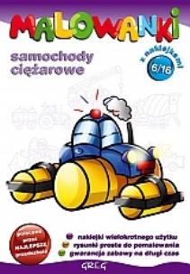 Okładka książki Malowanki cz.  6 - samochody ciężarowe GREG