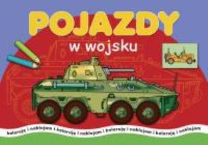 Okładka książki Malowanki - Pojazdy w wojsku