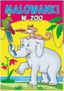 Okładka książki Malowanki W zoo