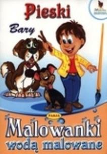 Okładka książki Malowanki wodą malowane. Pieski - Bary