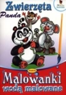 Okładka książki Malowanki wodą malowane. Zwierzęta - Panda