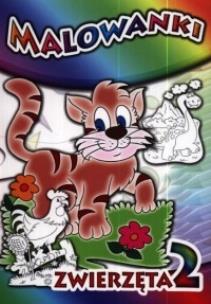 Okładka książki Malowanki Zwierzęta część 2 LIWONA