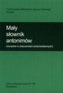 Okładka książki Mały słownik antonimów