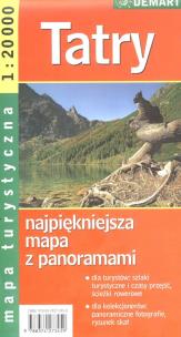 Okładka książki Mapa Turs. Tatry DEMART