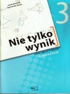 Okładka książki Mat. Nie tylko wynik kl.3 zbiór GIM 2011 MAC