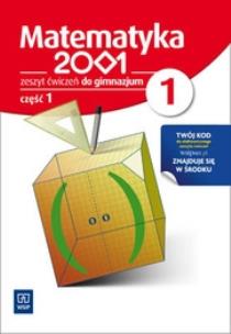 Okładka książki Matematyka GIM 2001 1/1 ćw. w.2011 WSiP