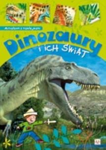 Okładka książki Minialbum z naklejkami - Dinozaury i ich świat.