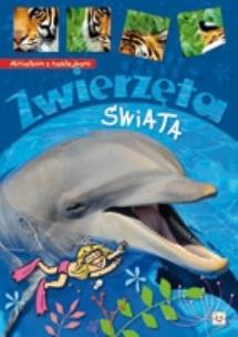 Okładka książki Minialbum z naklejkami - Zwierzęta świata.