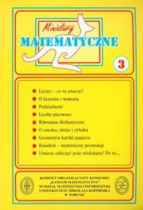 Okładka książki Miniatury matematyczne 3 Liczyć - co to znaczy ?