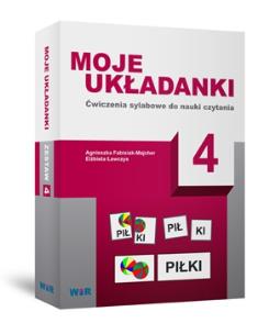 Okładka książki Moje układanki. Ćwiczenia sylabowe do nauki czytania - zestaw 4, dwie sylaby: zamknięta + otwarta