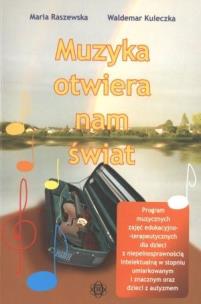 Okładka książki Muzyka otwiera nam świat HARMONIA