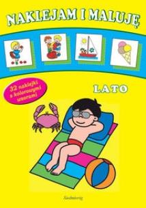 Okładka książki Naklejam i maluję Lato