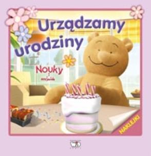 Okładka książki Nouky - Urządzamy urodziny. Naklejki