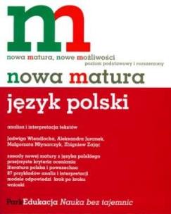 Okładka książki Nowa Matura w.2009 - J. Polski analiza PARK/PWN