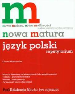 Okładka książki Nowa Matura w.2009 - J. Polski repet. PARK/PWN