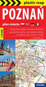 Okładka książki Plastic map Poznań plan miasta 1:22 000