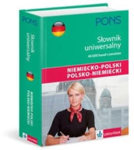 Okładka książki PONS Słownik uniwersalny niemiecko polski polsko niemiecki