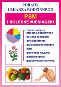 Okładka książki Porady lek. rodzinnego. PSM i bolesne miesiączki