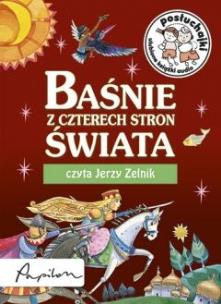 Okładka książki Posłuchajki. Baśnie z czterech stron..  MP3 - Audiobook