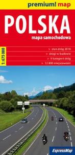 Okładka książki Premium! map Polska 1:675 000