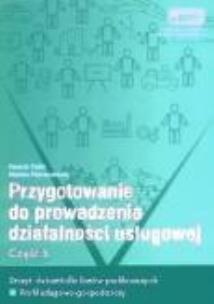 Okładka książki Przygotowanie do prowadzenia działalności usługowej. Zeszyt ćwiczeń. Część 3