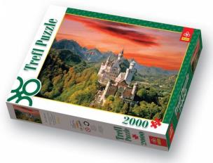Okładka książki Puzzle 2000 Zamek Neuschwanstein, Bawaria TREFL
