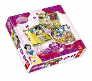 Okładka książki Puzzle 3w1 Królewna Śnieżka TREFL