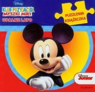 Okładka książki Puzzlowa książeczka. Klub Myszki Miki upalne lato