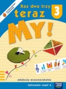 Okładka książki Raz dwa trzy Teraz My 3/4 ćwiczenia NE
