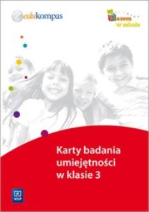 Okładka książki Razem w szkole SP 3 Karty badania umiejętn. WSIP