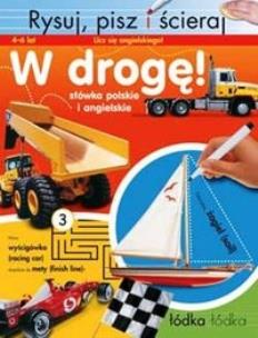 Okładka książki Rysuj, pisz i ścieraj. W drogę!