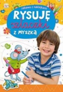 Rysuję szlaczki z myszką. Zabawa z naklejkami.. Autor: praca zbiorowa. Multiszop.pl Okładka książki Rysuję szlaczki z myszką. Zabawa z naklejkami.