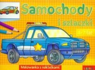 Okładka książki Samochody i szlaczki LITERKA