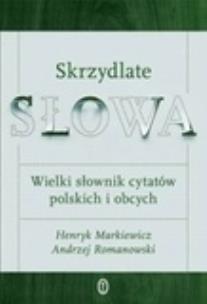 Okładka książki Skrzydlate słowa