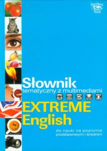 Okładka książki Słownik tematyczny z multimediami Extreme English
