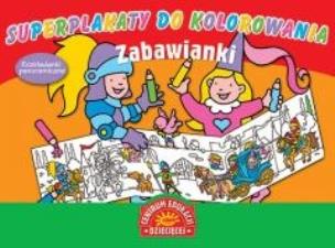 Okładka książki Superplakaty do kolorowania. Zabawianki
